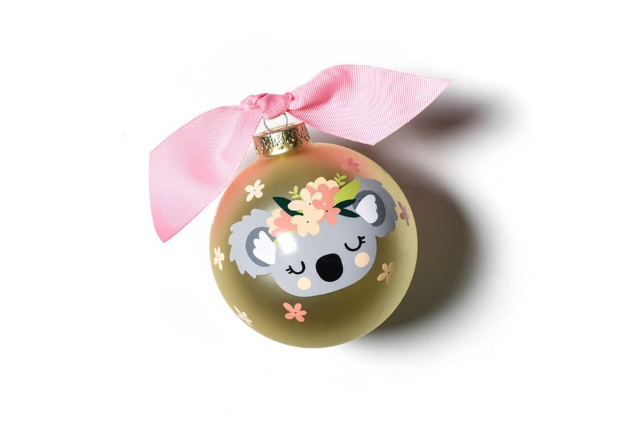 Babies & Children Ornaments | Coton Colors by Laura Johnson Koala Glass Ornament