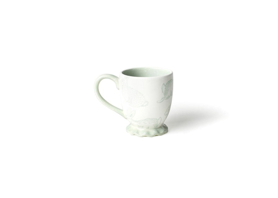 Mugs | Coton Colors by Laura Johnson Speckled Rabbit Ruffle Mug, Set Of 4