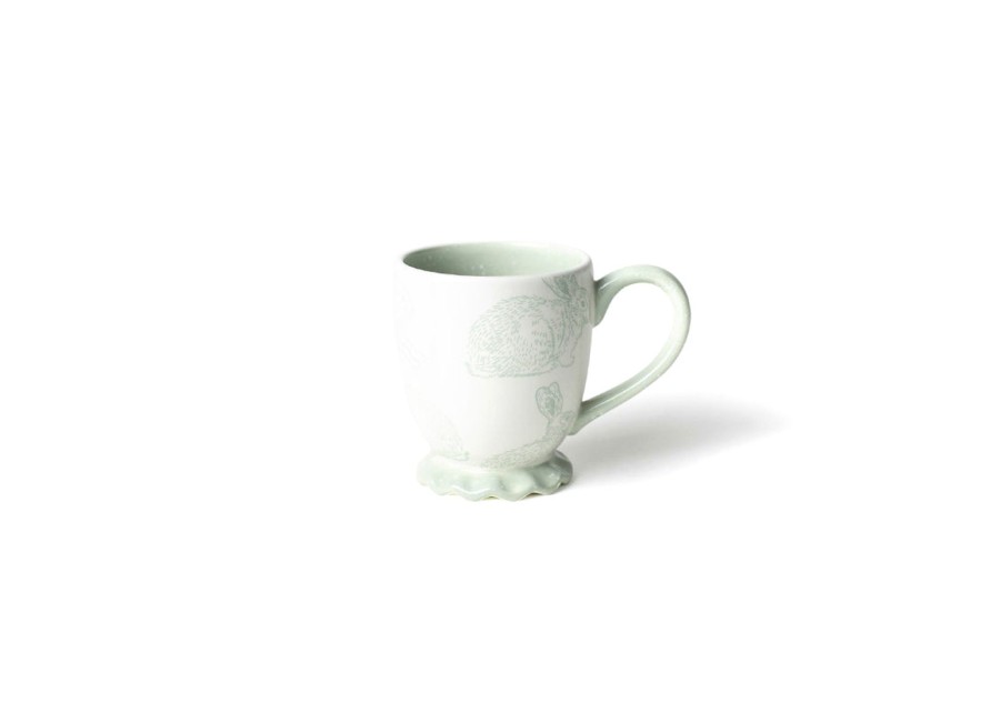 Mugs | Coton Colors by Laura Johnson Speckled Rabbit Ruffle Mug, Set Of 4