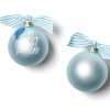 Babies & Children Ornaments | Coton Colors by Laura Johnson My First Birthday Boy Glass Ornament