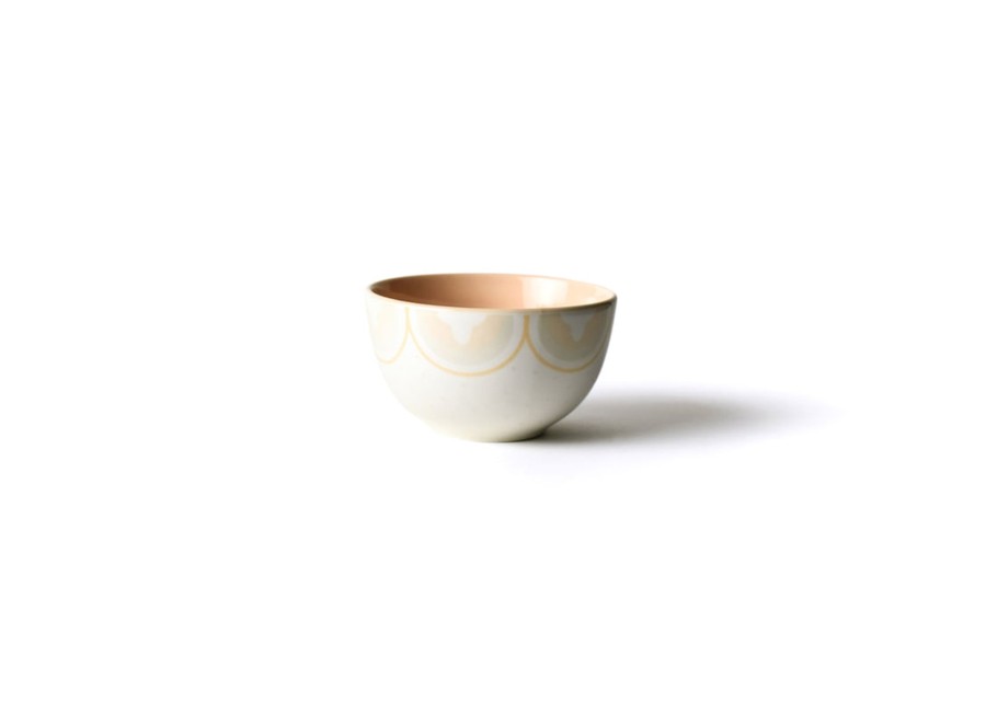 Shop All Dinnerware | Coton Colors by Laura Johnson Blush Arabesque Trim Small Bowl