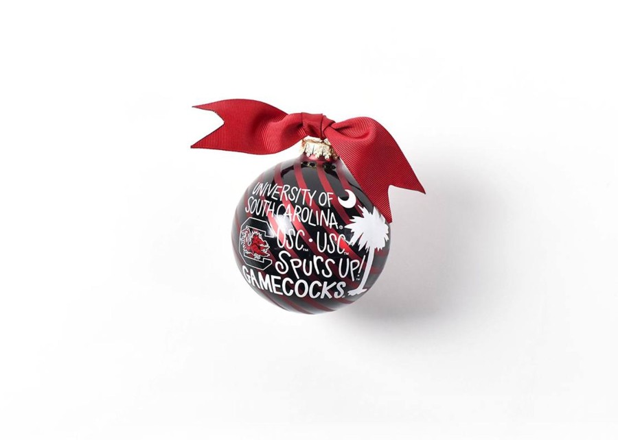 Collegiate Ornaments | Coton Colors by Laura Johnson South Carolina Word Collage Glass Ornament