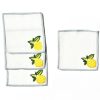 Cocktail Napkins | Coton Colors by Laura Johnson Lemon Citrus Cocktail Napkins, Set Of 4