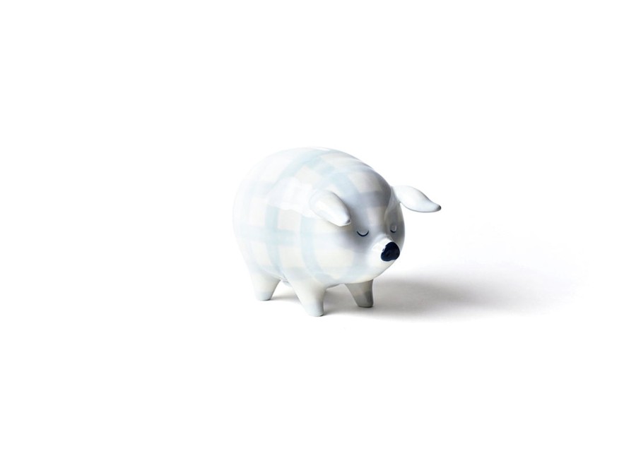 Babies & Children | Coton Colors by Laura Johnson Blue Gingham Piggy Bank