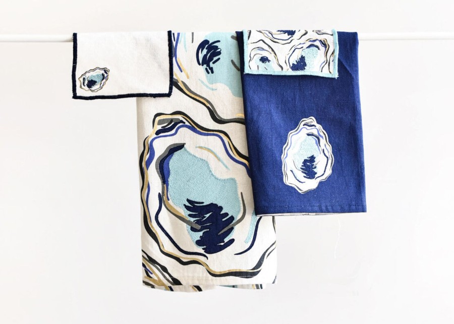 Shop All Home | Coton Colors by Laura Johnson Oyster Large Hand Towel