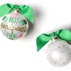 Family & Friends Ornaments | Coton Colors by Laura Johnson Best Grandparents Ever Glass Ornament