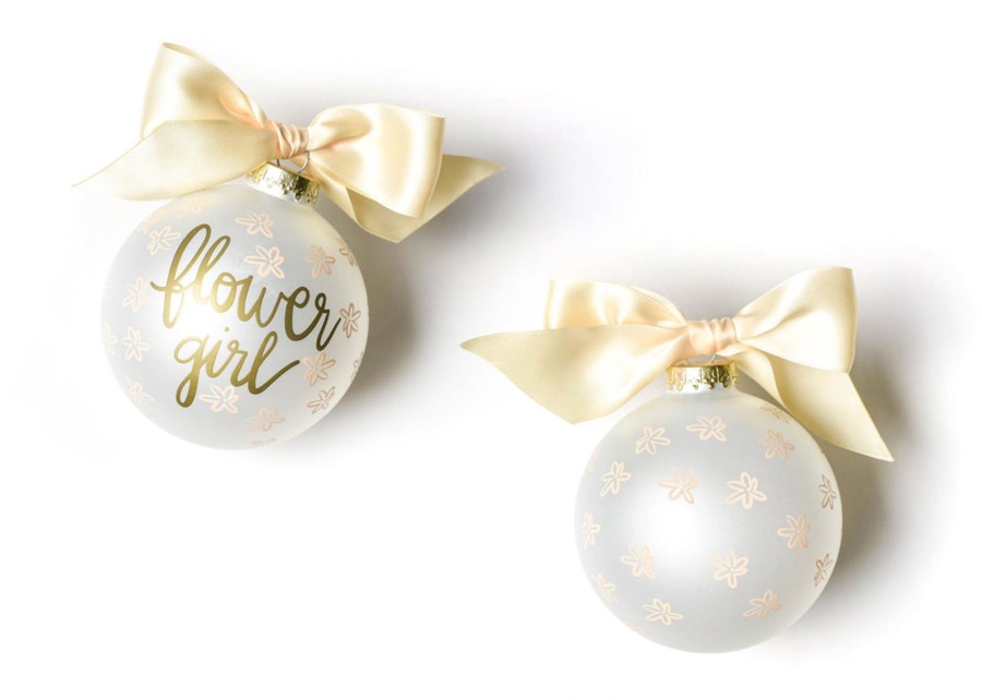 Wedding & Anniversary Ornaments | Coton Colors by Laura Johnson Floral Flower Girl Glass Ornament