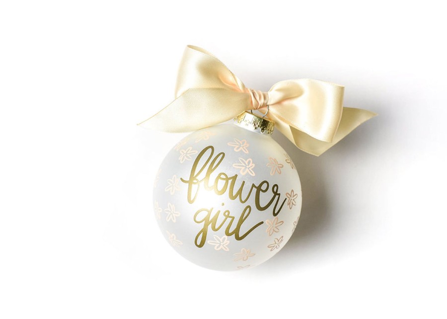 Wedding & Anniversary Ornaments | Coton Colors by Laura Johnson Floral Flower Girl Glass Ornament