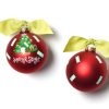 Holiday Ornaments | Coton Colors by Laura Johnson Merry & Bright Vintage Tree Glass Ornament