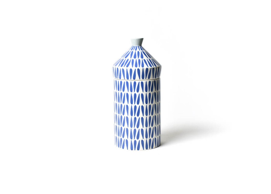 Shop All Home | Coton Colors by Laura Johnson Iris Blue Drop Large Round Canister