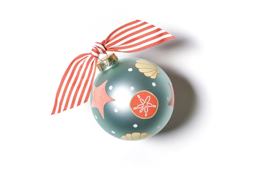 Commemorative Ornaments | Coton Colors by Laura Johnson Shells Glass Ornament