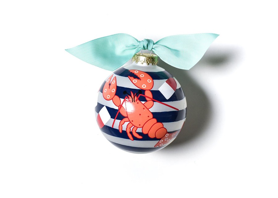 Commemorative Ornaments | Coton Colors by Laura Johnson Lobster Glass Ornament