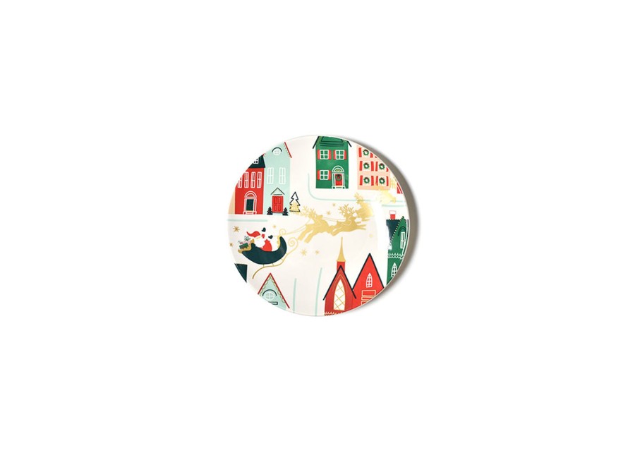 Shop All Dinnerware | Coton Colors by Laura Johnson Christmas In The Village Salad Plate