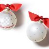 Babies & Children Ornaments | Coton Colors by Laura Johnson My First Christmas Buffalo Stocking Glass Ornament