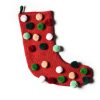 Seasonal Decor | Coton Colors by Laura Johnson Christmas In The Village Pom Pom Stocking