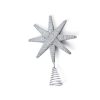 Seasonal Decor | Coton Colors by Laura Johnson Silver Beaded Star Small Tree Topper