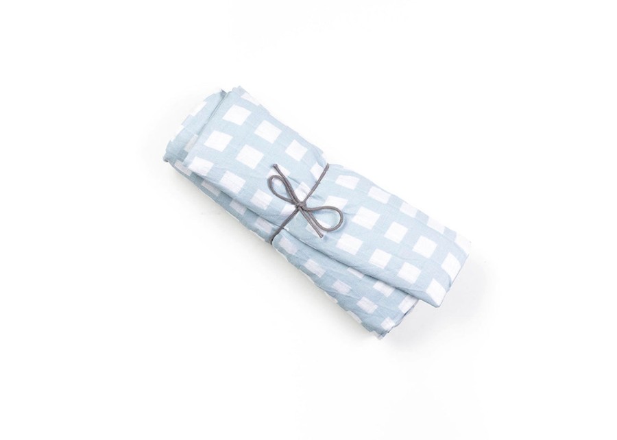 Babies & Children | Coton Colors by Laura Johnson Blue Gingham Swaddle