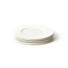 Shop All Dinnerware | Coton Colors by Laura Johnson Signature White Rimmed Salad Plate, Set Of 4