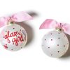 Babies & Children Ornaments | Coton Colors by Laura Johnson Glam Girl Glass Ornament