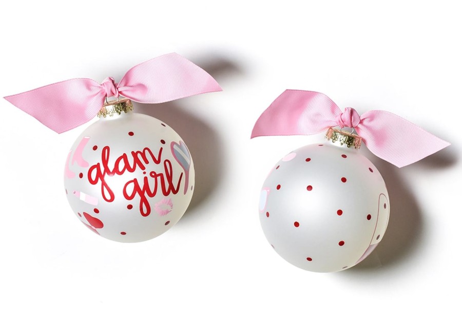 Babies & Children Ornaments | Coton Colors by Laura Johnson Glam Girl Glass Ornament