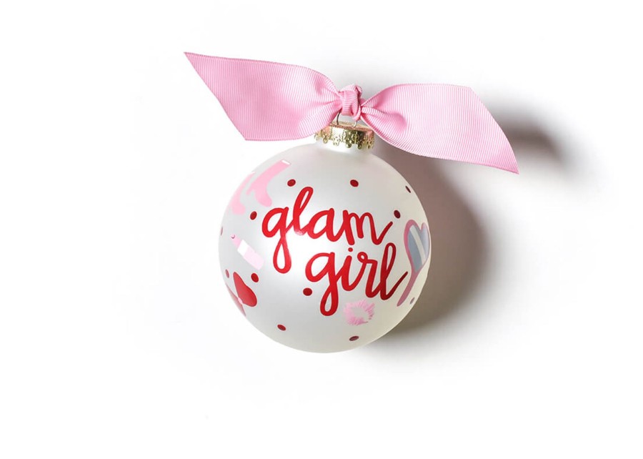 Babies & Children Ornaments | Coton Colors by Laura Johnson Glam Girl Glass Ornament