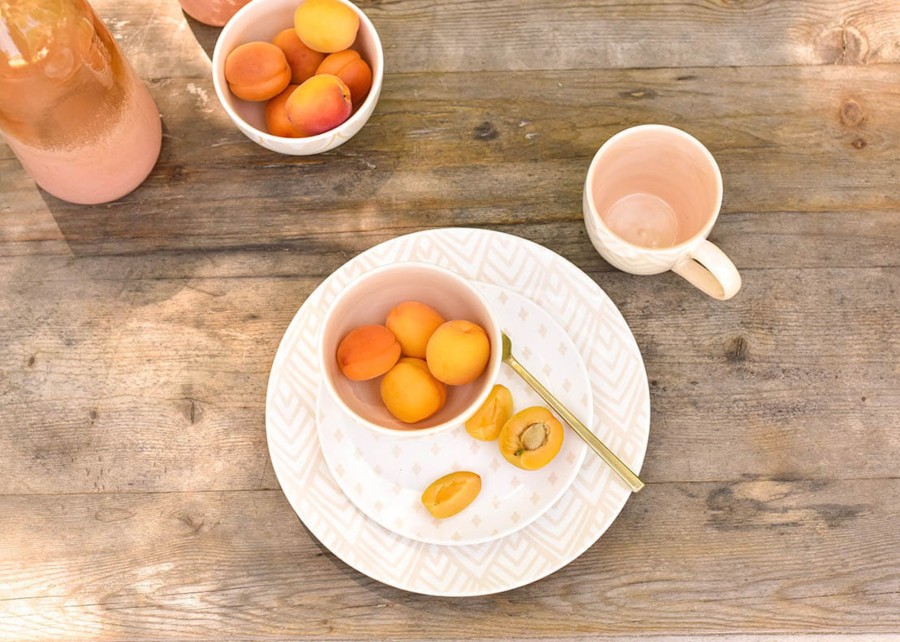 Shop All Dinnerware | Coton Colors by Laura Johnson Blush Quatrefoil Salad Plate