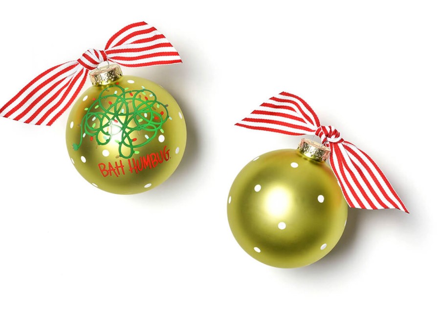 Holiday Ornaments | Coton Colors by Laura Johnson Tangled Christmas Lights Glass Ornament