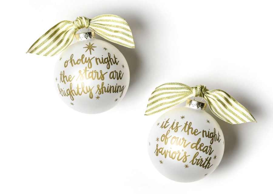 Religious Ornaments | Coton Colors by Laura Johnson Stars Are Brightly Shining Glass Ornament