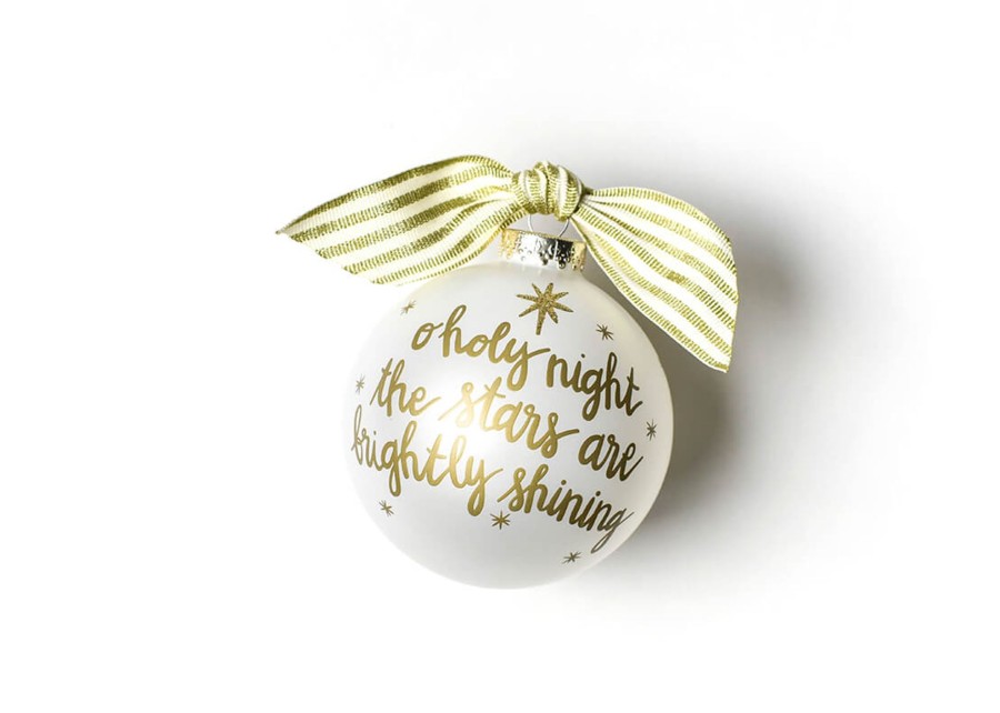 Religious Ornaments | Coton Colors by Laura Johnson Stars Are Brightly Shining Glass Ornament