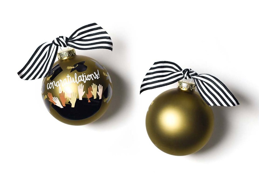 Commemorative Ornaments | Coton Colors by Laura Johnson Graduation Glass Ornament