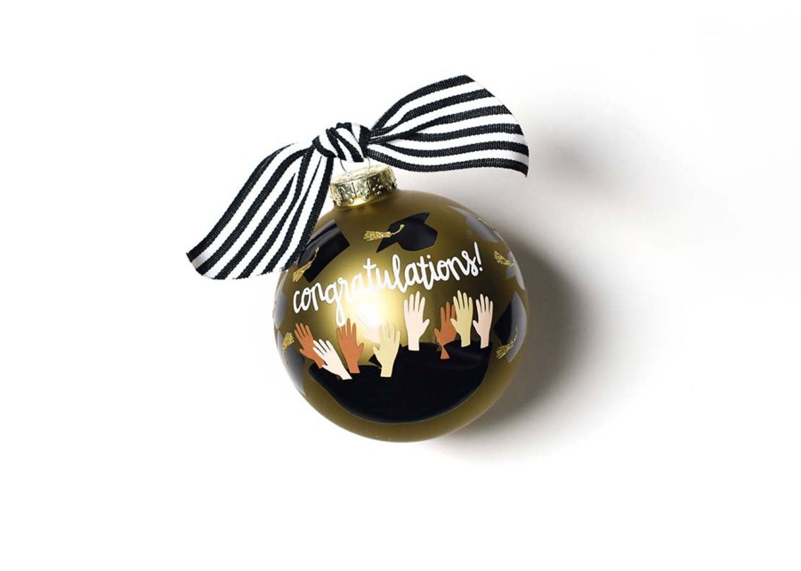 Commemorative Ornaments | Coton Colors by Laura Johnson Graduation Glass Ornament