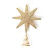 Seasonal Decor | Coton Colors by Laura Johnson Gold Beaded Star Large Tree Topper