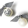 Commemorative Ornaments | Coton Colors by Laura Johnson Pet Portrait Glass Ornament - Fluffy