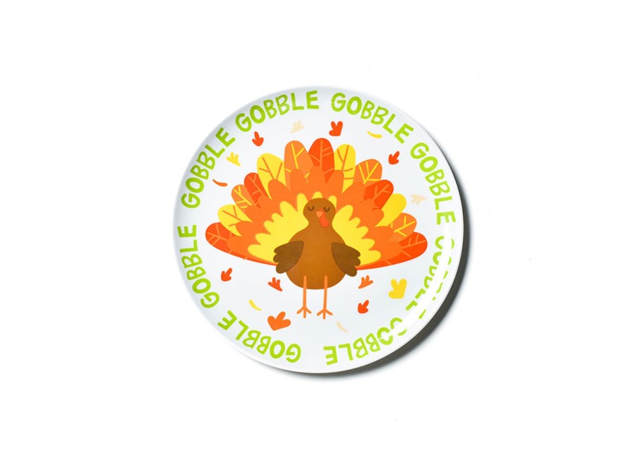 Babies & Children | Coton Colors by Laura Johnson Thanksgiving Turkey Melamine Dinner Plate