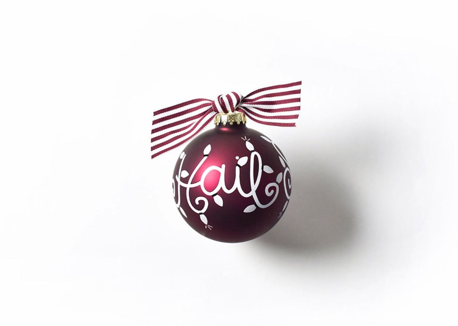 Collegiate Ornaments | Coton Colors by Laura Johnson Mississippi State Lights Glass Ornament