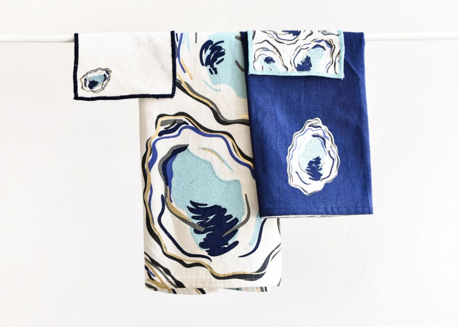 Shop All Home | Coton Colors by Laura Johnson Oyster Medium Hand Towel