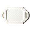 Build Your Own Board | Coton Colors by Laura Johnson Ecru Quatrefoil Handled Tray