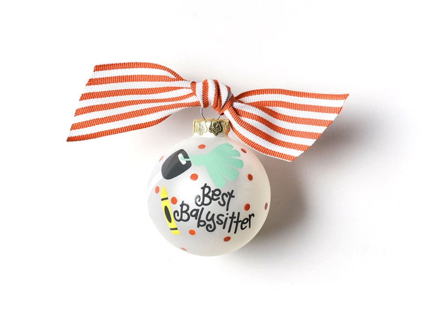 Commemorative Ornaments | Coton Colors by Laura Johnson Babysitter Glass Ornament