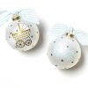 Babies & Children Ornaments | Coton Colors by Laura Johnson Welcome Little One Carriage Boy Glass Ornament