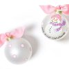 Babies & Children Ornaments | Coton Colors by Laura Johnson My First Christmas Snowman Girl Glass Ornament