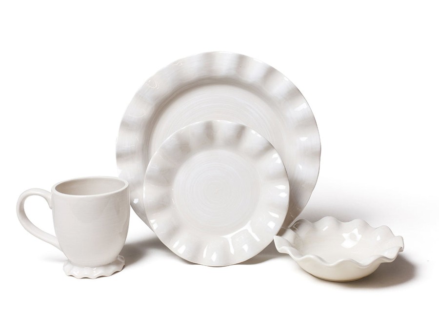 Shop All Dinnerware | Coton Colors by Laura Johnson Signature White 4 Piece Place Setting