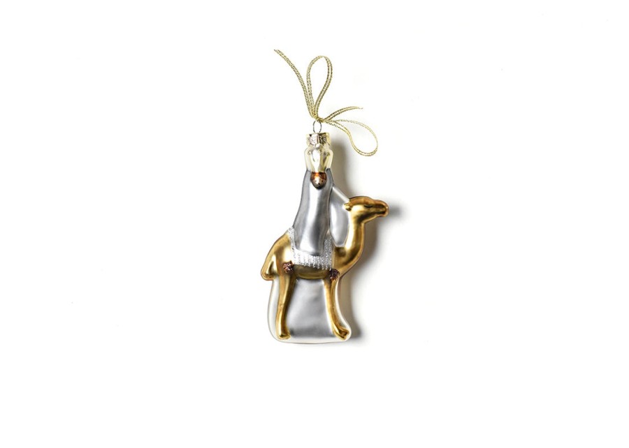 Religious Ornaments | Coton Colors by Laura Johnson O Holy Night Shaped Ornament - Wise Man 3