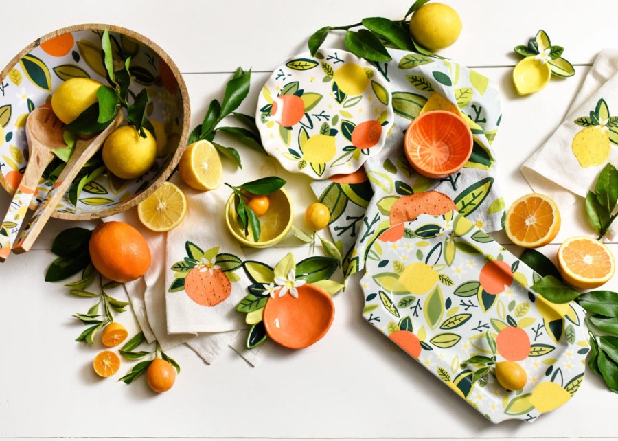 Shop All Serveware & Entertaining | Coton Colors by Laura Johnson Citrus Traditional Tray