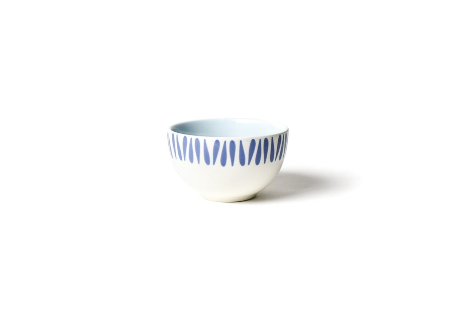 Shop All Dinnerware | Coton Colors by Laura Johnson Iris Blue Drop Small Bowl, Set Of 4