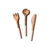 Shop All Serveware & Entertaining | Coton Colors by Laura Johnson Fundamentals Blush Wood Appetizer Utensils, Set Of 3