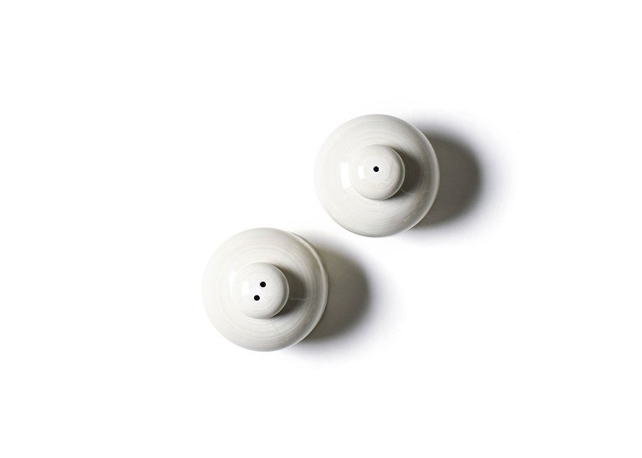 Shop All Serveware & Entertaining | Coton Colors by Laura Johnson Signature White Ruffle Salt And Pepper Shaker Set