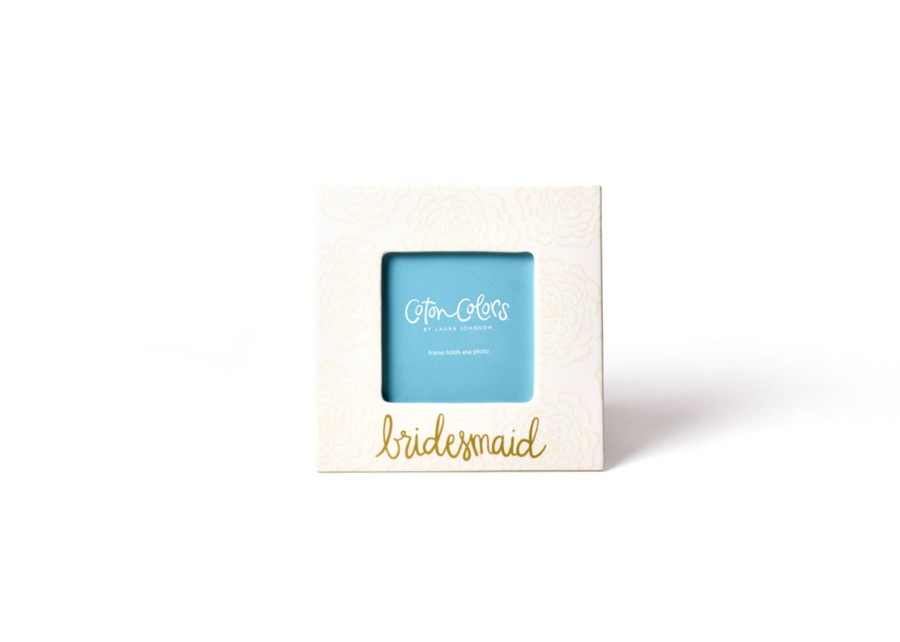 Shop All Celebrations | Coton Colors by Laura Johnson Ecru Floral Bridesmaid Square Frame