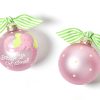 Babies & Children Ornaments | Coton Colors by Laura Johnson Elephant Pink Glass Ornament