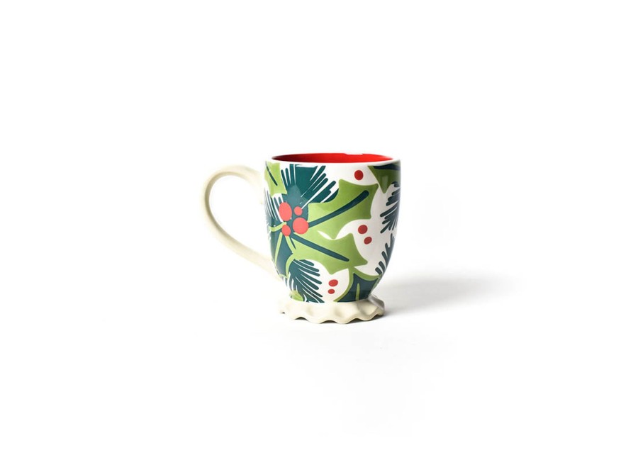 Mugs | Coton Colors by Laura Johnson Balsam And Berry Holly Ruffle Mug