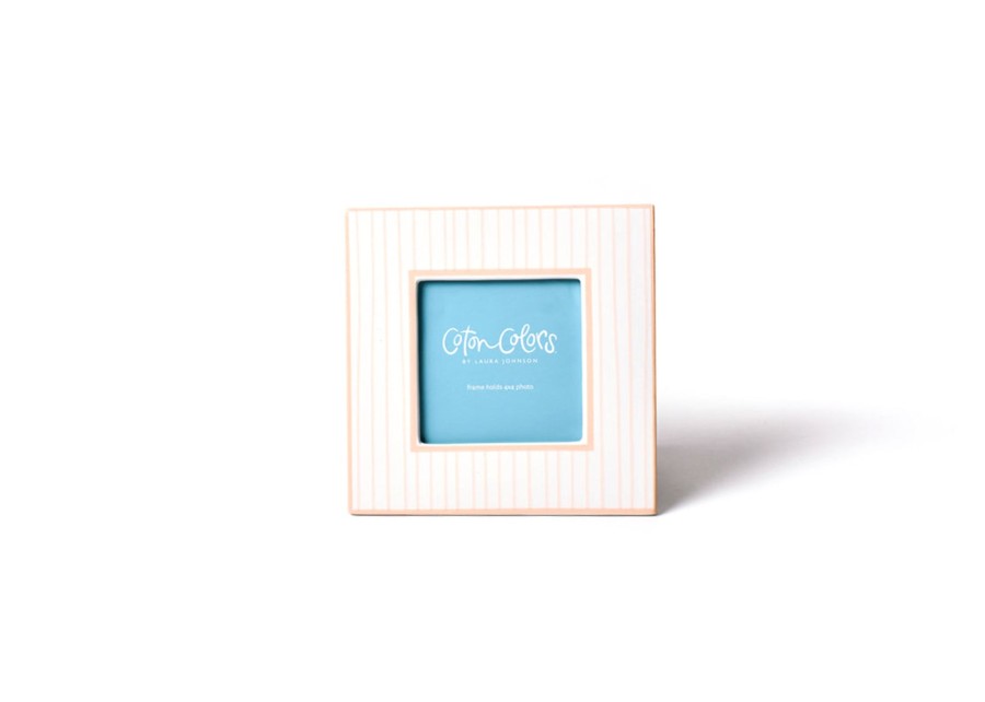 Babies & Children | Coton Colors by Laura Johnson Pink Pinstripe Square Frame